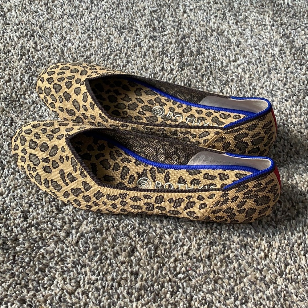Rothy’s “The Flat” Cheetah flats